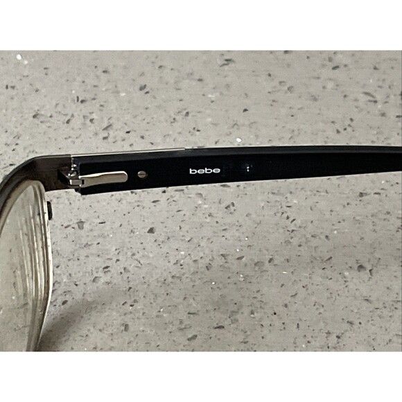 Bebe Eyeglass BB5083 (001) JET FADE 51 16 135 Love On The Rocks Black 8/B3 - Picture 5 of 13
